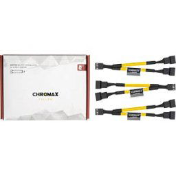 NO NA-SYC1 GE - NOCTUA 3x30-cm 4-pin Y fan connection cable, yellow