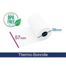 ARTDEV ARTD ADT573712 - Thermal paper, 57 mm, 15 m, pack of 1