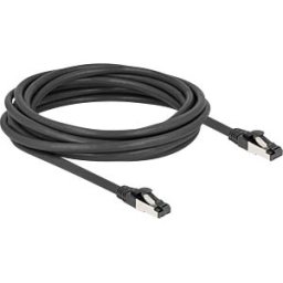 DELOCK 80574 - Cat.8.1 patch cable, S/FTP, 5m, black