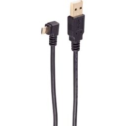 SHIVERPEAKS SHVP BS1310001 - USB A > Micro-B connector, 90° angle, right, 1 m