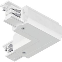 PAULMANN PLM 91373 - ProRail3 L connector, 101x101 mm, max. 3680 W, white