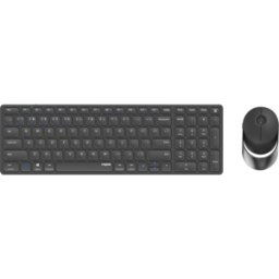 RAPOO 9750M SW - Keyboard/mouse combination, Bluetooth/wireless, black, German la