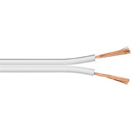GOOBAY 67745 - Loudspeaker cable 2x0,75mm² , 25 m white CCA