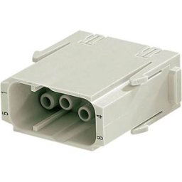 HARTING HAN 008 3001 - Male insert for HAN EE-modules, 8-pin, 16 A