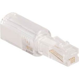 DELOCK 88169 - Anti-twist protection for telephone cable, RJ10, white