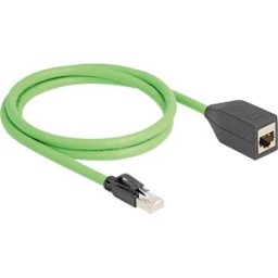 DELOCK 80880 - Cat.6a extension cable, SF/UTP, 1 m, green