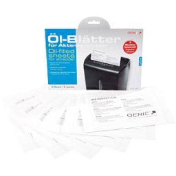 GENIE 12627 - Oil paper for shredders, six sheets