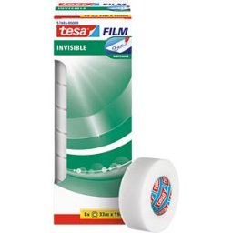 TESA 57485 - tesafilm® invisible, 33 m x 19 mm, 8 rolls