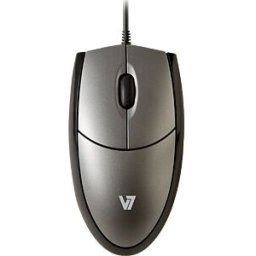 V7 MV30000105EC - Wired Mouse, USB, black