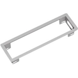 BACHMANN BACH 317.000 - POWER FRAME Installation frame small 3-way, silver-coloured