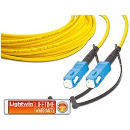 LIGHTWIN LSP-50 SC-SC2 - Simplex fibre optic patch cable, MM OM2, SC - SC, 2.0 m