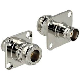 DELOCK 88839 - HF N socket > BNC flange connector