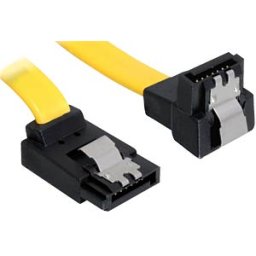 DELOCK 82819 - Delock SATA 6 Gb/s up/down metal 20-cm cable