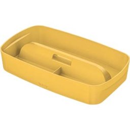LEITZ 52660019 - Small yellow storage box, with handle