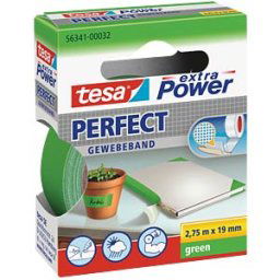 TESA 56341 GN - TESA extra Power cloth tape, 19 mm, green