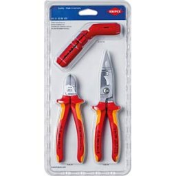 KNIPEX KN 00 31 30 BK - Electrical installation set, 3 pieces