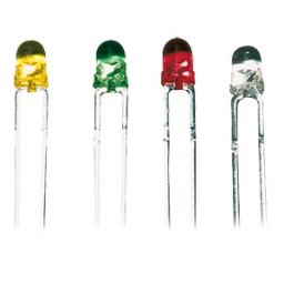 KINGBRIGHT SLH 36 GE - LED, 3 mm, wired, yellow, 50 mcd, 50°