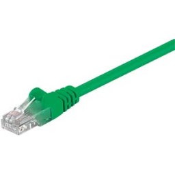 GOOBAY PATCH-C5U 2 GN - 2.0 m Cat.5e U/UTP network cable, green, RJ45
