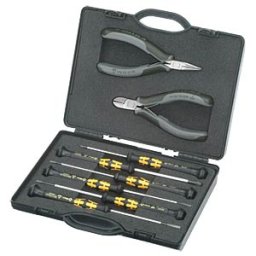 KNIPEX KN 00 20 18 ESD - Electronics box, 8-piece, ESD design
