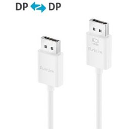 PURELINK PURE IS2020-020 - DisplayPort 1.2 cable, 4K, 60 Hz, white, 2 m