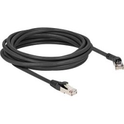 DELOCK 80707 - RJ45 Network Cable Cat.8.1 S/FTP plug 45° right angled to plug s