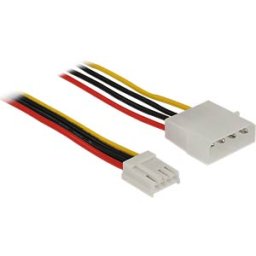 DELOCK 83821 - Cable Power 4 pin male > 4 pin floppy female 40 cm