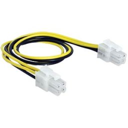DELOCK 65604 - Motherboard power P4 ITX 4-pin plug/plug