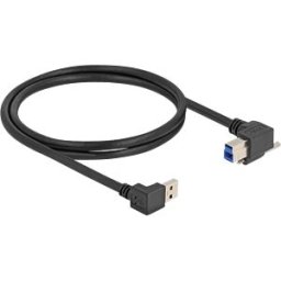 DELOCK 80481 - USB 5 Gbps Cable USB Type-A male 90° downwards angled to USB Typ