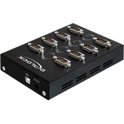 DELOCK 61860 - USB 2.0 to 8 x serial adapter - desktop device