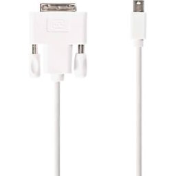 NEDIS N CCGP37700WT20 - Cable, Mini DisplayPort male > DVI-D male, 2 m, white