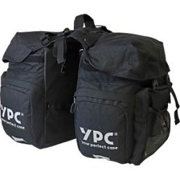 YOUR PERFECT CASE YPC BG01005BKBK - ''Outrider'' bike bag for luggage carrier XL, 42L, 50x35x35cm