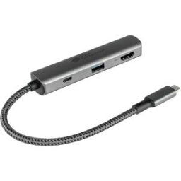 GOOD CONNECTIONS GC HUB-C002A - USB 3.0, 3-port hub, 1xA, 1x HDMI, 1x PD 94 W, USB-C cable