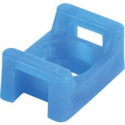 PANDUIT PAND TM2S8-C76 - Cable socket for 4.8 mm cable ties, light blue, single