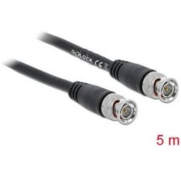 DELOCK 80084 - Video cable, BNC connector, 5m