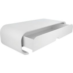 DELOCK 18324 - Monitor Stand with Drawer white