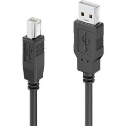 SONERO SON-XU2000-005 - USB 2.0 cable, USB-A to USB-B, 0.5 m, black