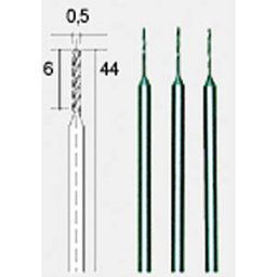 PROXXON 28864 - Twist drill 0.5mm, 3 pieces