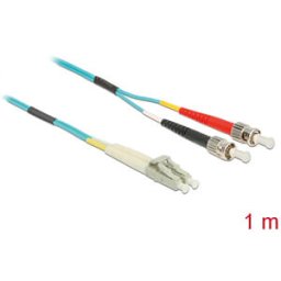 DELOCK 86567 - Cable Optical Fibre LC to ST Multi-mode OM3 1 m