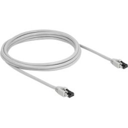 DELOCK 80561 - Cat.8.1 patch cable, S/FTP, 3m, gray