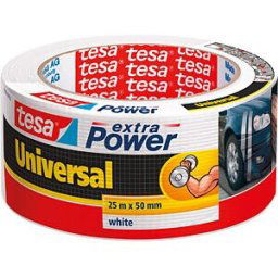 TESA 56388 WS - Film tape tesa extra Power® Universal, 25 m x 50 mm, white