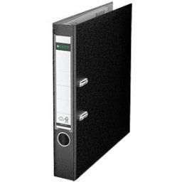 LEITZ 10155095 - Leitz 180° Lever Arch File Plastic, black