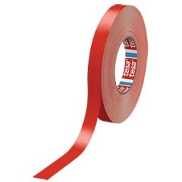 TESA 04651RT-25 - Premium acrylic coated cloth tape, 25 mm, red