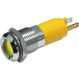 CML TECHNOLOGIES 192A0252 - LED signal light, yellow - ultra-bright, 12 VAC/VDC, Ø14 mm, 100