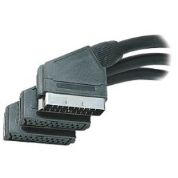 FREI AVK 163 - Scart plug to 2x Scart connector, 12-pin, 0.2 m