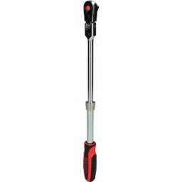KS TOOLS GMBH KS 914.3820 - 3/8'' SlimPOWER telescopic reversible ratchet, 72 teeth