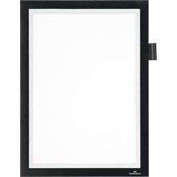 DURABLE 499301 - Infoframe, A4, self-adhesive, open, black