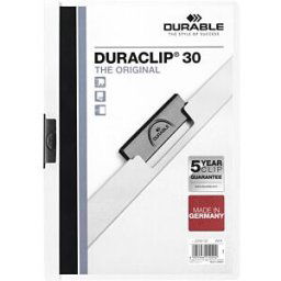 DURABLE 220002 - Clip folder, white