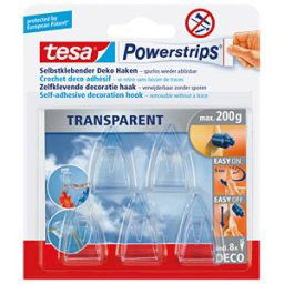 TESA 58900 - tesa® Powerstrips® Deco hooks, 5 pieces