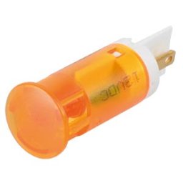 APEM APM QS121 O12 - Indicator LED, 12 V DC, 12 mm, FASTON, orange