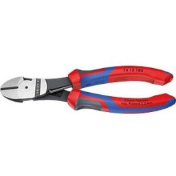 KNIPEX KN 74 12 180 - Power side cutters, 180 mm, with opening spring